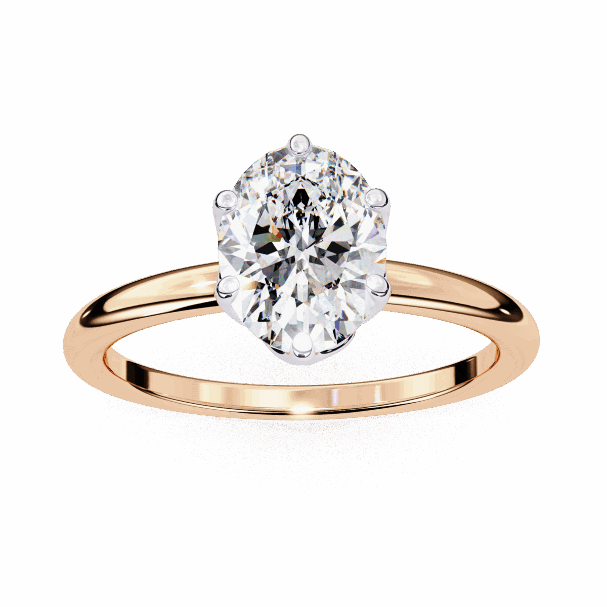 2.75 Carat Oval Cut Eternal Solitaire Engagement Ring  Image 12