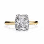 2.5 Carat Radiant Cut Eternal Solitaire Engagement Ring - Image 3