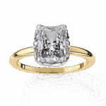 2.5 Carat Radiant Cut Eternal Solitaire Engagement Ring - Image 6