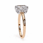 2.5 Carat Radiant Cut Eternal Solitaire Engagement Ring - Image 8