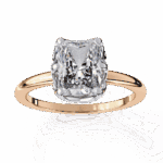 2.5 Carat Radiant Cut Eternal Solitaire Engagement Ring - Image 10