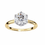 1.5 Carat Round Cut Eternal Solitaire Engagement Ring - Image 6