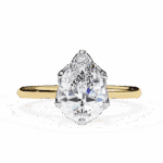 1.75 Carat Pear Cut Eternal Solitaire Engagement Ring - Image 5