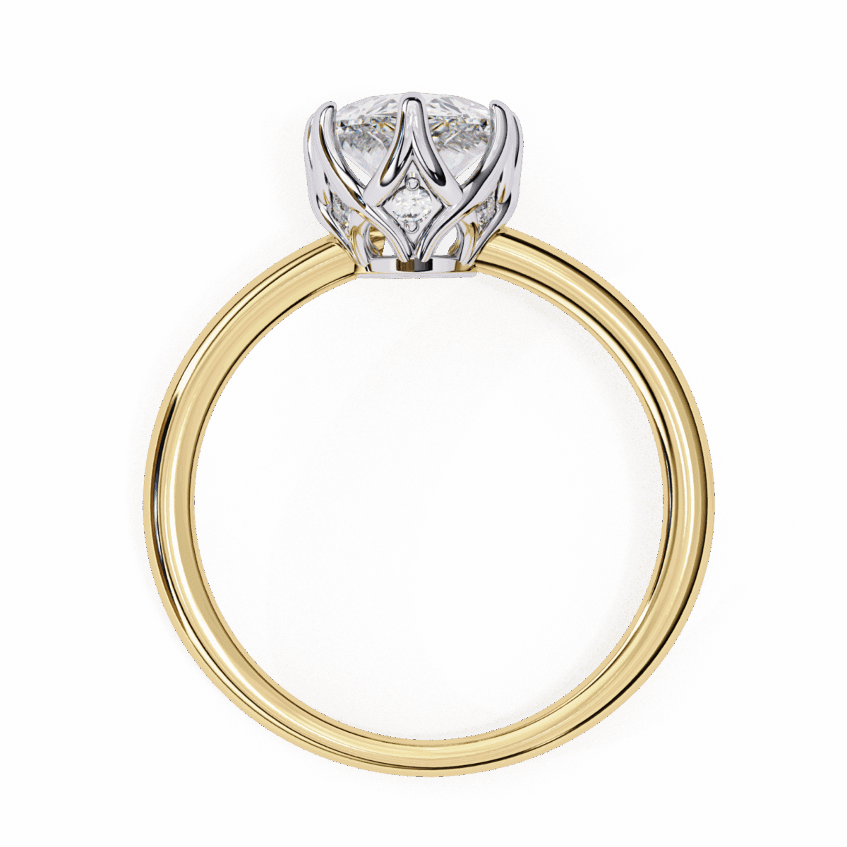 1.75 Carat Pear Cut Eternal Solitaire Engagement Ring  Image 7
