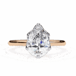 1.75 Carat Pear Cut Eternal Solitaire Engagement Ring - Image 9