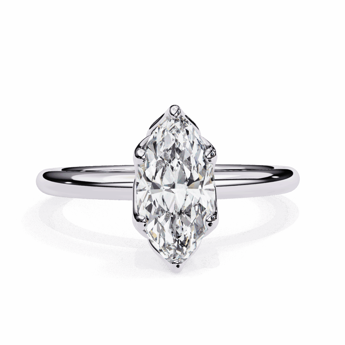 1.25 Carat Marquise Cut Eternal Solitaire Engagement Ring  Image 1