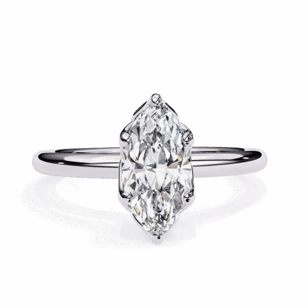 1.25 Carat Marquise Cut Eternal Solitaire Engagement Ring