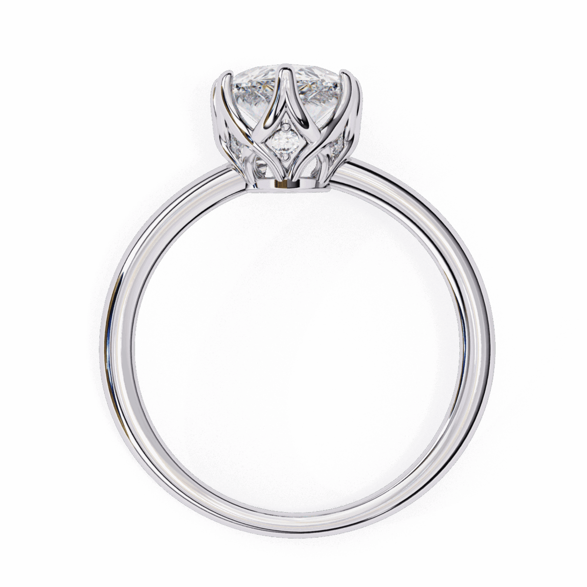 1.25 Carat Marquise Cut Eternal Solitaire Engagement Ring  Image 3