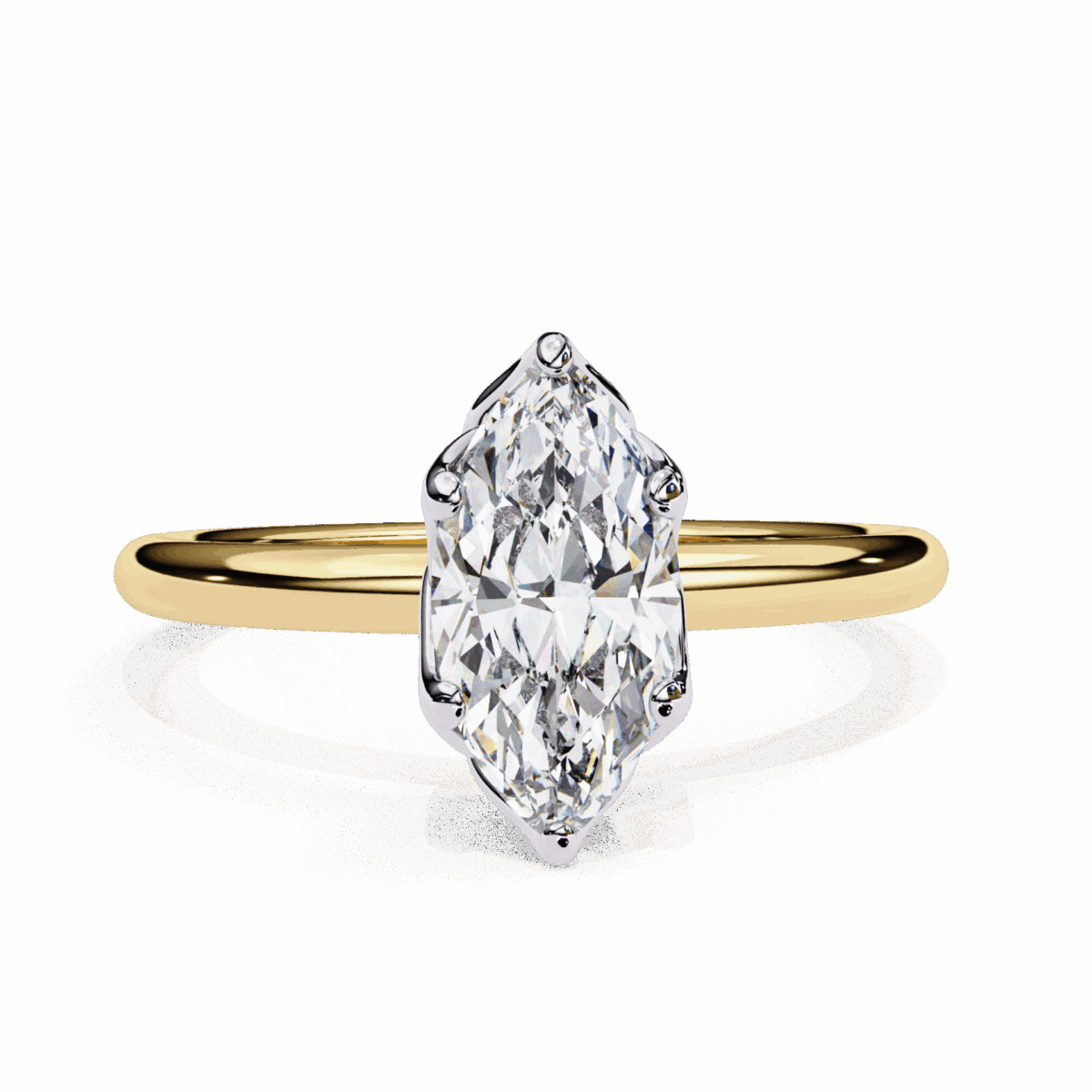 1.25 Carat Marquise Cut Eternal Solitaire Engagement Ring  Image 5
