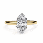1.25 Carat Marquise Cut Eternal Solitaire Engagement Ring - Image 5