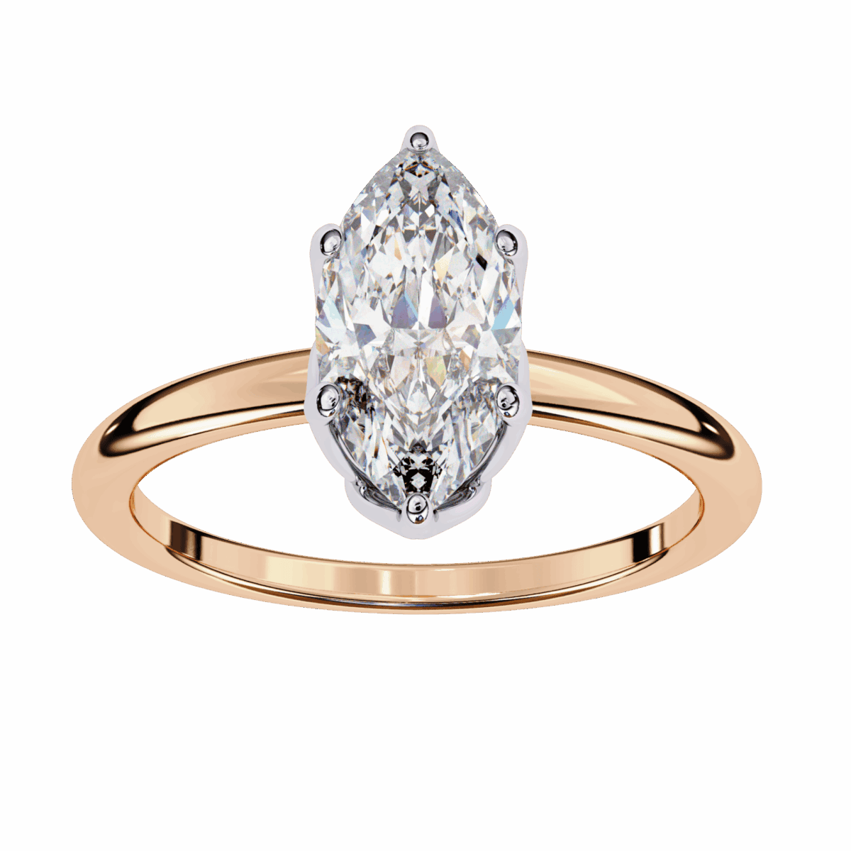 1.25 Carat Marquise Cut Eternal Solitaire Engagement Ring  Image 12