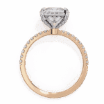 2.5 Carat Princess Cut Forever Solitaire Wedding Ring - Image 11