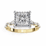 3 Carat Princess Cut The Icon Solitaire Ring - Image 8