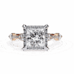 3 Carat Princess Cut The Icon Solitaire Ring - Image 9