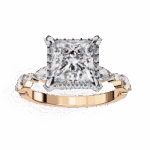 3 Carat Princess Cut The Icon Solitaire Ring - Image 12