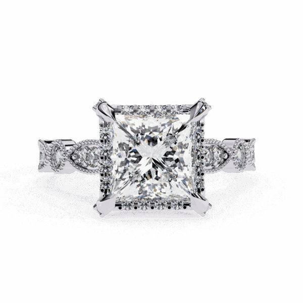2.5 Carat Princess Cut The Icon Solitaire Ring