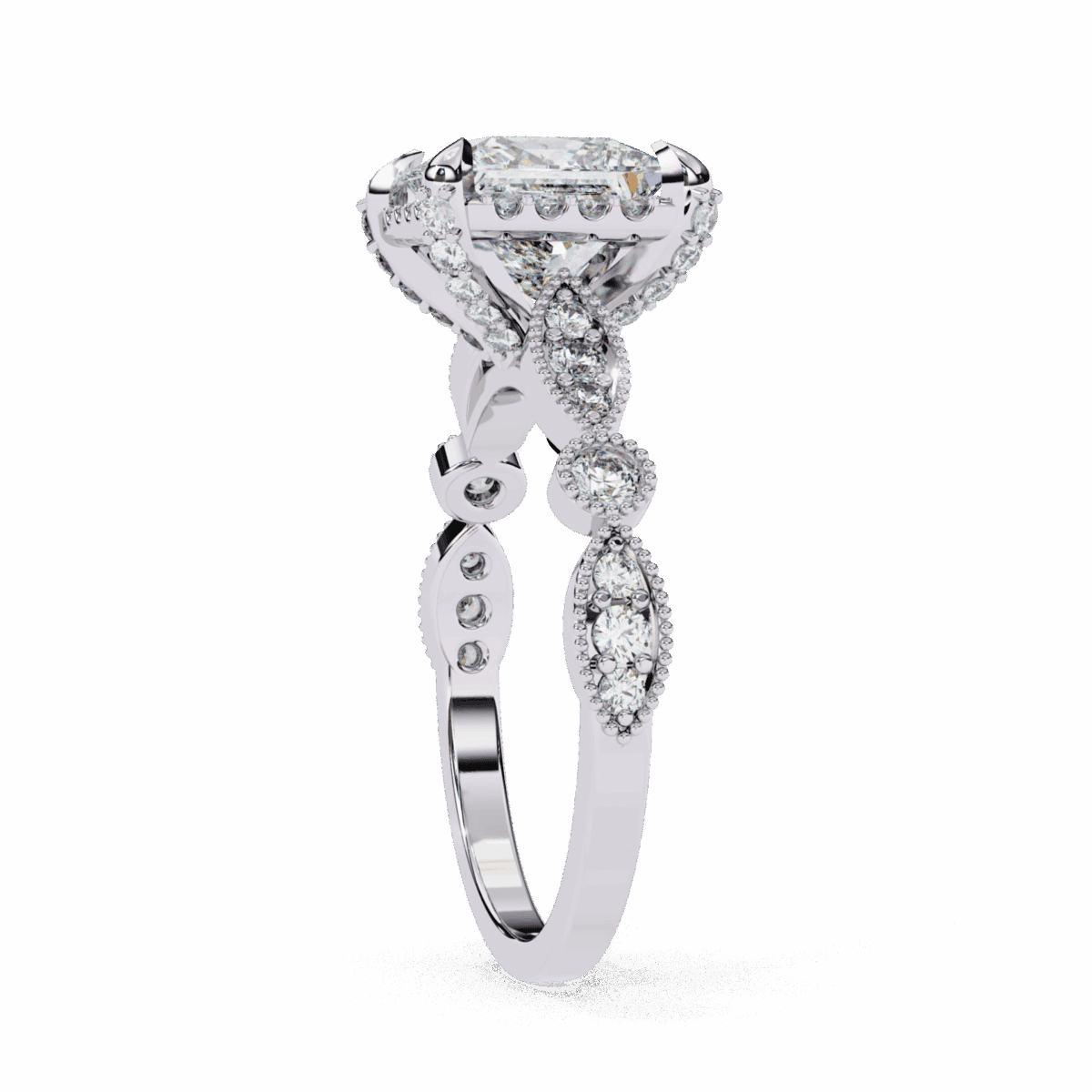 2.5 Carat Princess Cut The Icon Solitaire Ring  Image 2