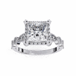 2.5 Carat Princess Cut The Icon Solitaire Ring - Image 4