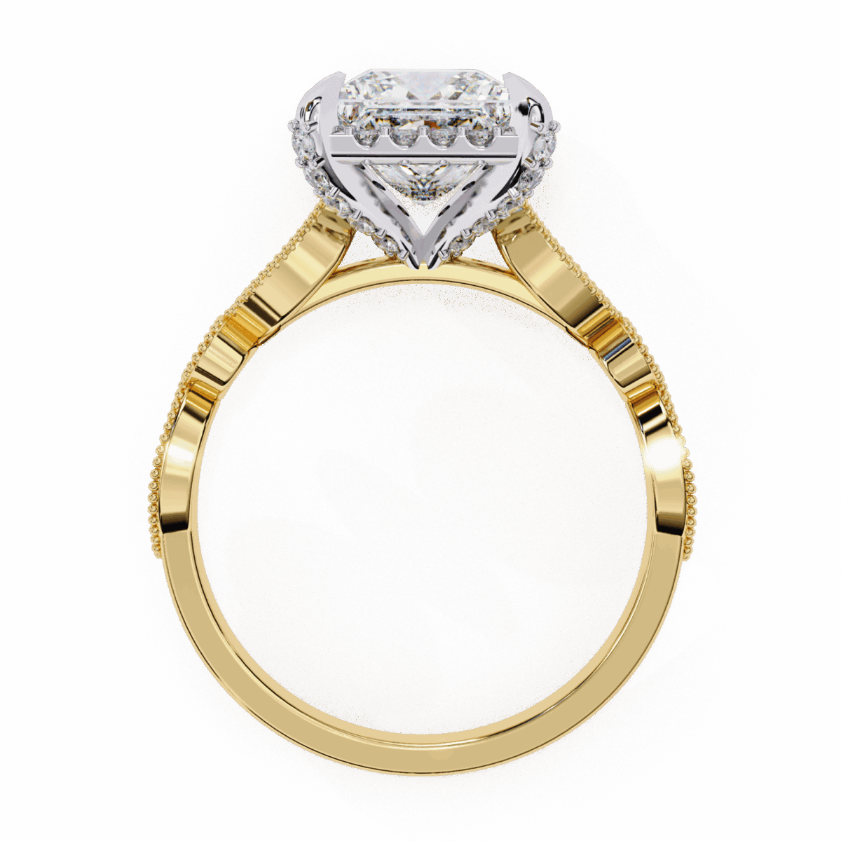 2.5 Carat Princess Cut The Icon Solitaire Ring  Image 7