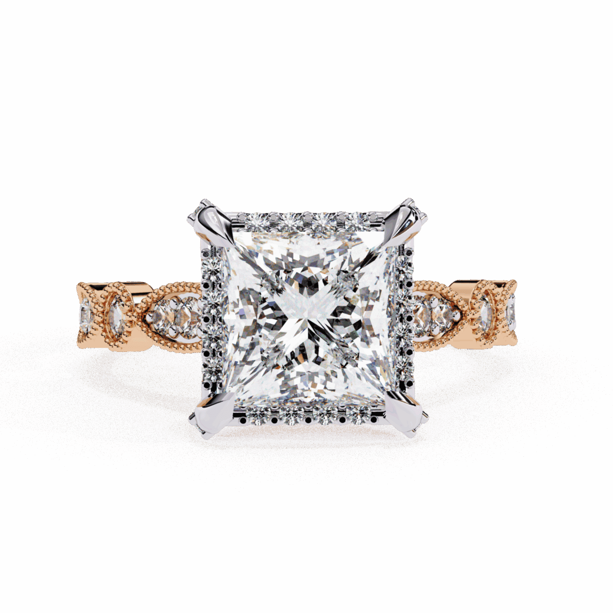 2.5 Carat Princess Cut The Icon Solitaire Ring  Image 9