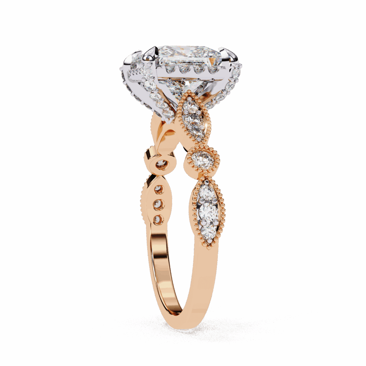 2.5 Carat Princess Cut The Icon Solitaire Ring  Image 10