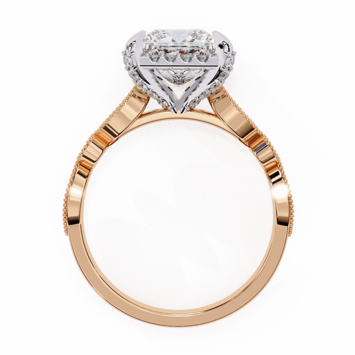 2.5 Carat Princess Cut The Icon Solitaire Ring  Image 11