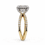 2.25 Carat Princess Cut Solitaire in Hidden Halo - Image 6