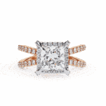 2.25 Carat Princess Cut Solitaire in Hidden Halo - Image 9