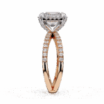 2.25 Carat Princess Cut Solitaire in Hidden Halo - Image 10