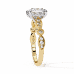 2.5 Carat Princess Cut Solitaire in Bezel Setting - Image 6