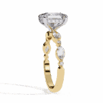 3.25 Carat Princess Cut Solitaire in Hidden Halo - Image 6