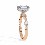 3.25 Carat Princess Cut Solitaire in Hidden Halo - Image 10