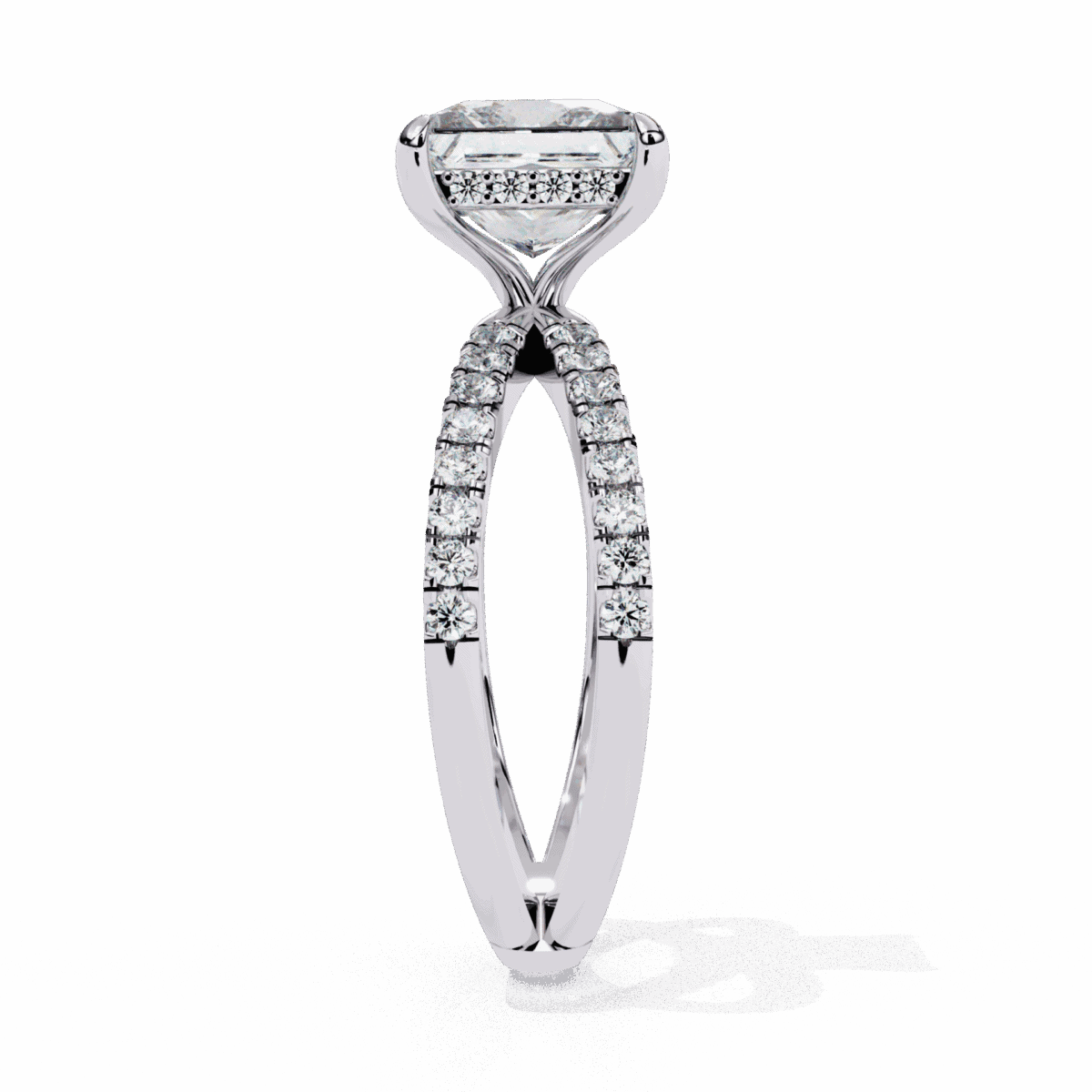 2.75 Carat Princess Cut Eternal Spark Solitaire Ring  Image 2