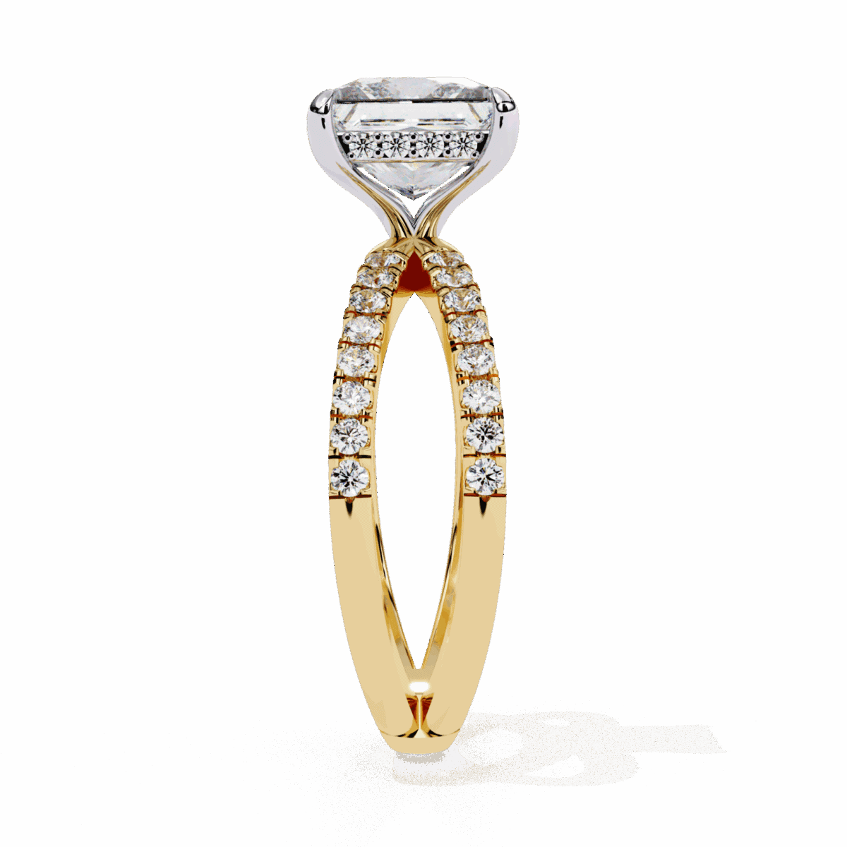 2.75 Carat Princess Cut Eternal Spark Solitaire Ring  Image 6