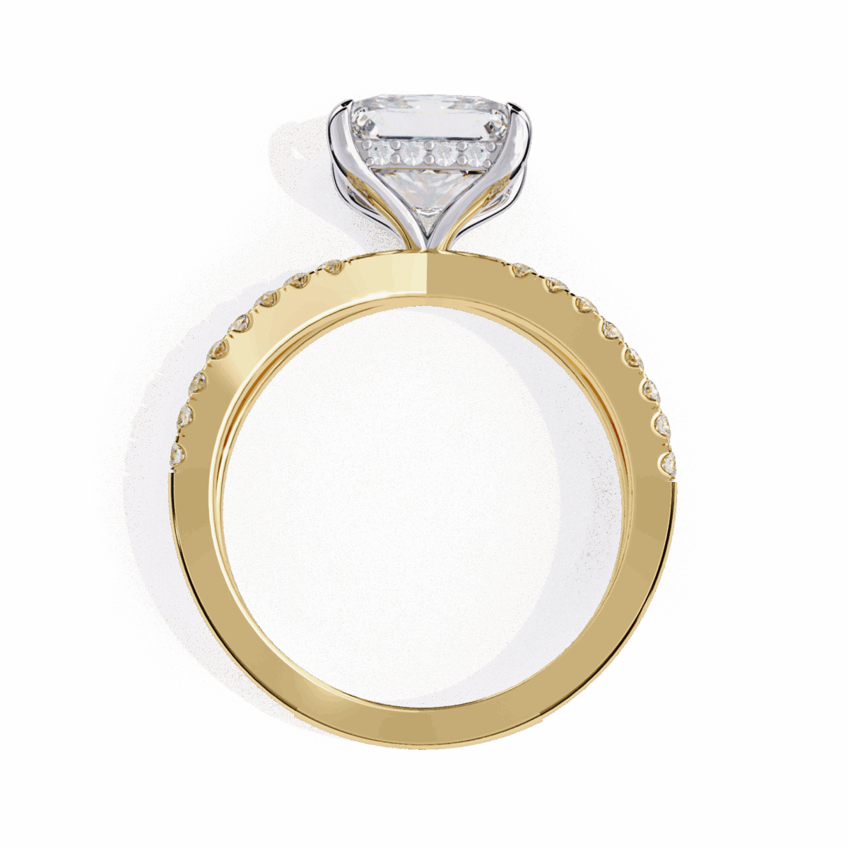 2.75 Carat Princess Cut Eternal Spark Solitaire Ring  Image 7