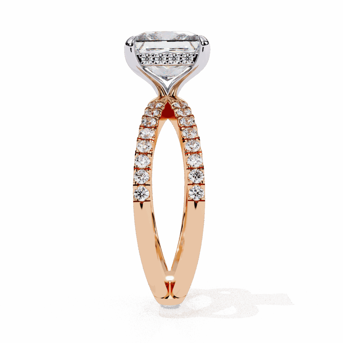 2.75 Carat Princess Cut Eternal Spark Solitaire Ring  Image 10