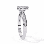 1.25 Carat Pear Cut True Love Solitaire Ring - Image 2