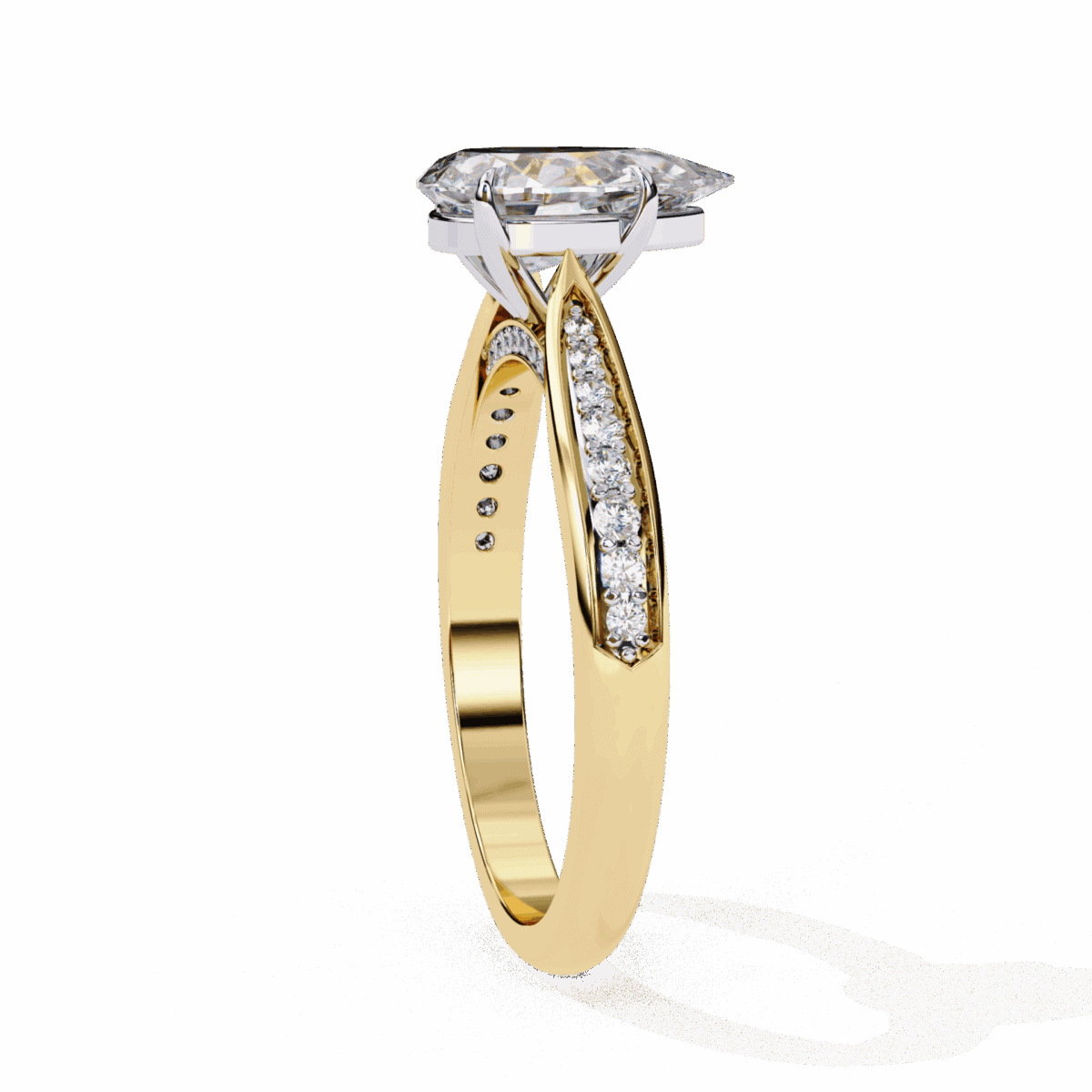 1.25 Carat Pear Cut True Love Solitaire Ring  Image 6