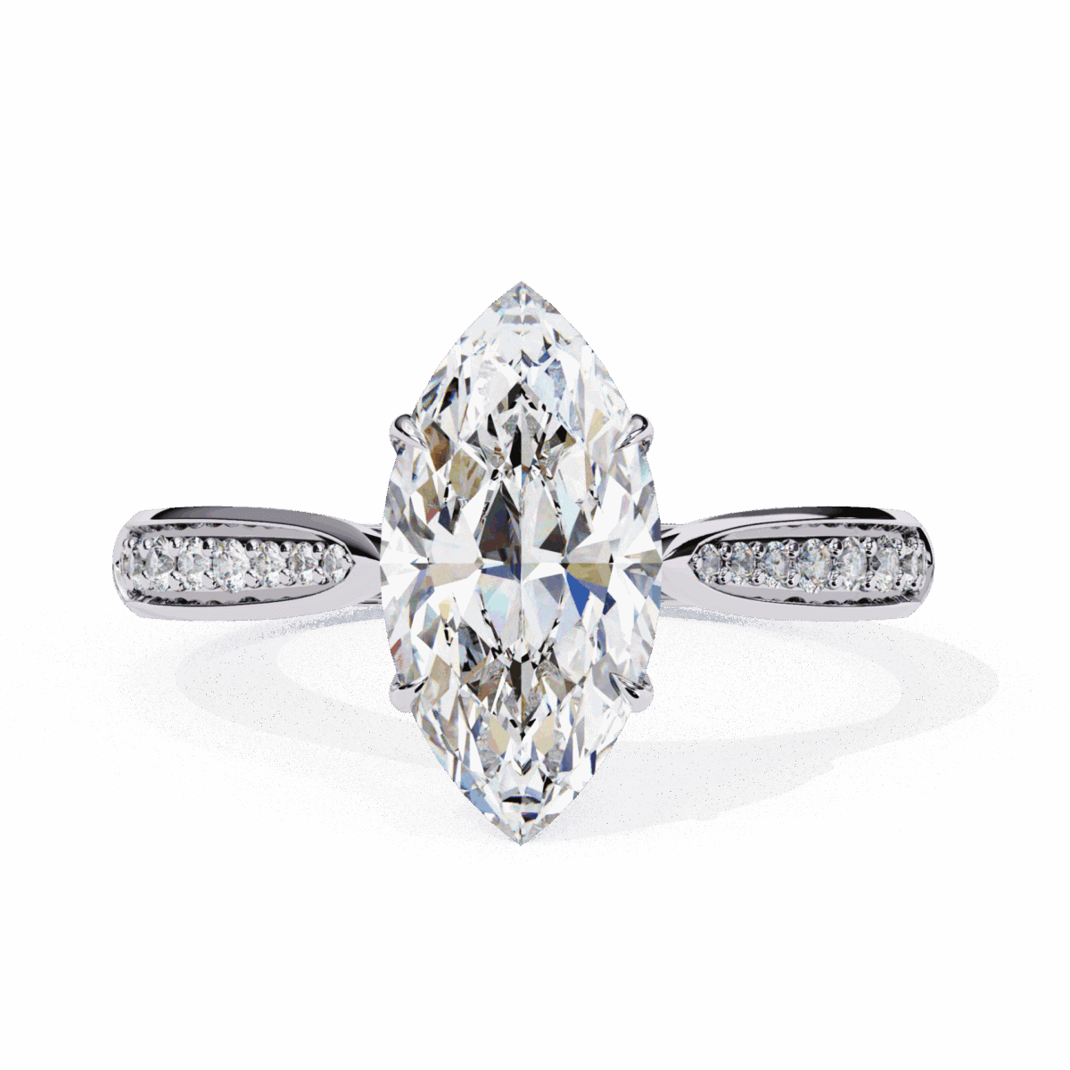 1.5 Carat Marquise Cut True Love Solitaire Ring  Image 1