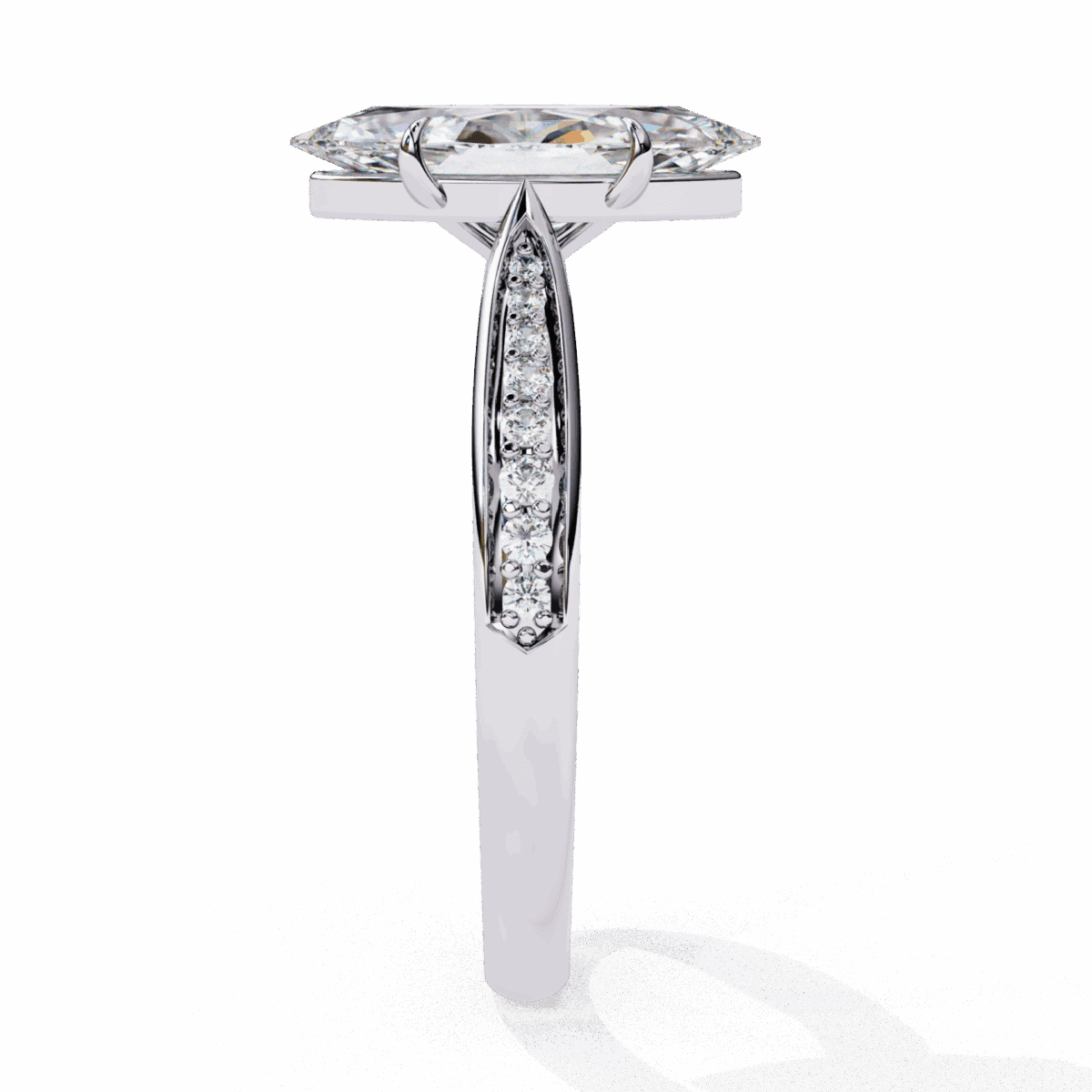 1.5 Carat Marquise Cut True Love Solitaire Ring  Image 2