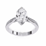 1.5 Carat Marquise Cut True Love Solitaire Ring - Image 4