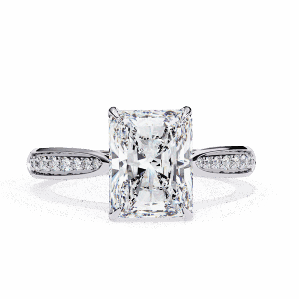 2.5 Carat Radiant Cut True Love Solitaire Ring