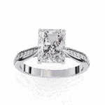 2.5 Carat Radiant Cut True Love Solitaire Ring - Image 4