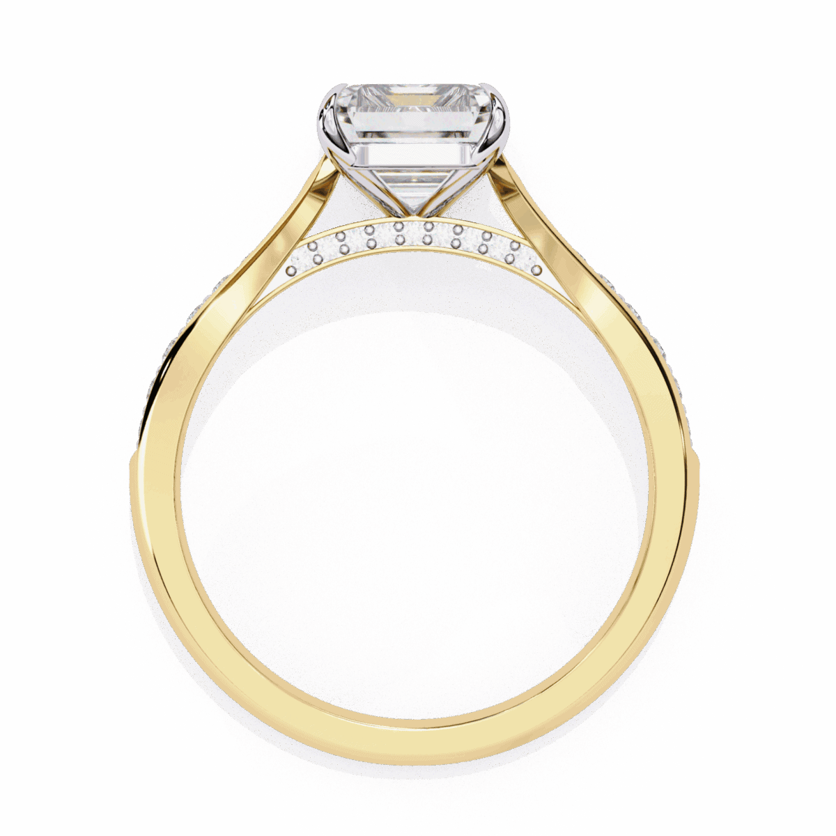 2.5 Carat Radiant Cut True Love Solitaire Ring  Image 7