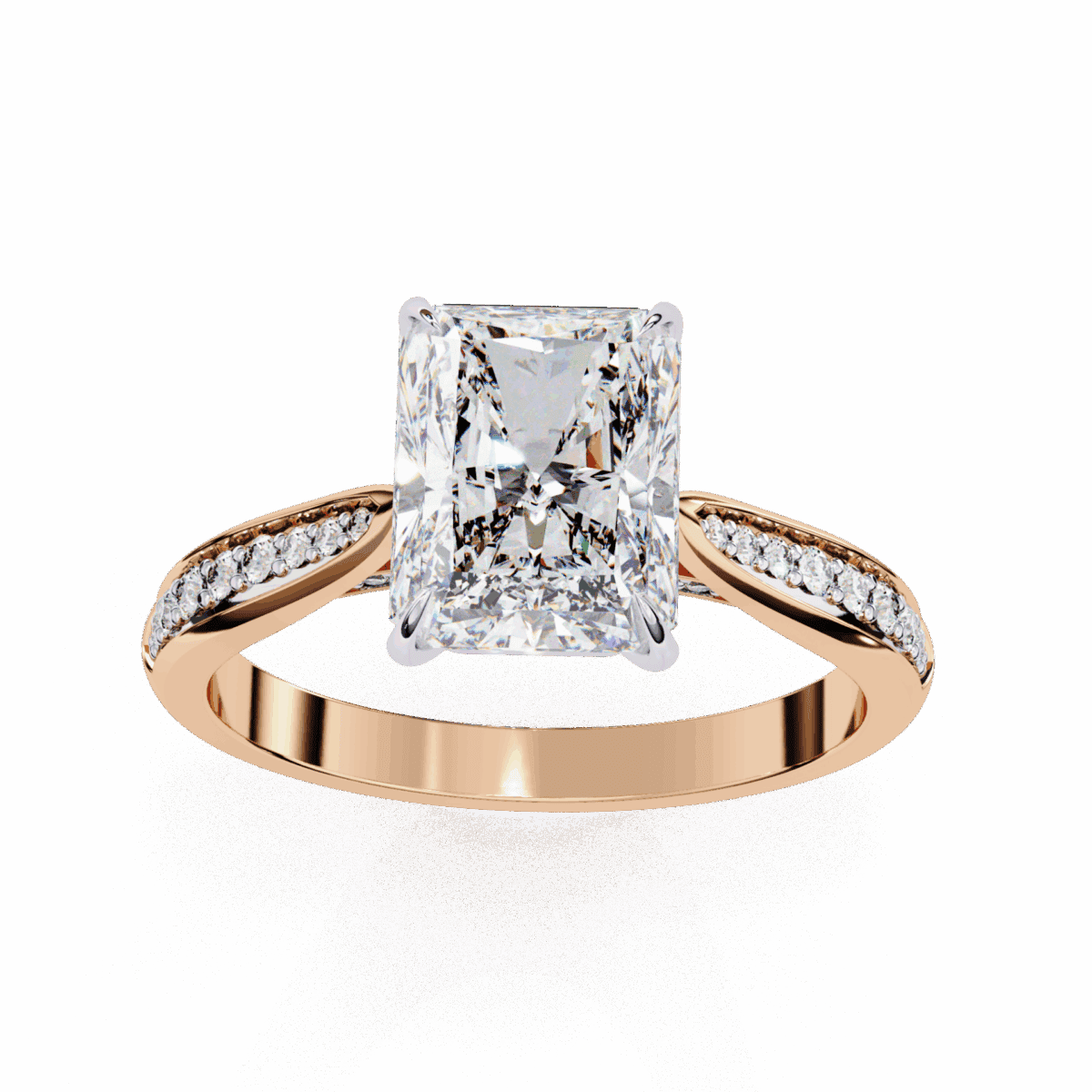 2.5 Carat Radiant Cut True Love Solitaire Ring  Image 12