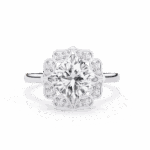 3.5 Carat Cushion Cut Classic Solitaire Band