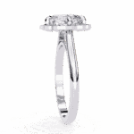 3.5 Carat Cushion Cut Classic Solitaire Band - Image 2