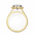 3.5 Carat Cushion Cut Classic Solitaire Band - Image 7