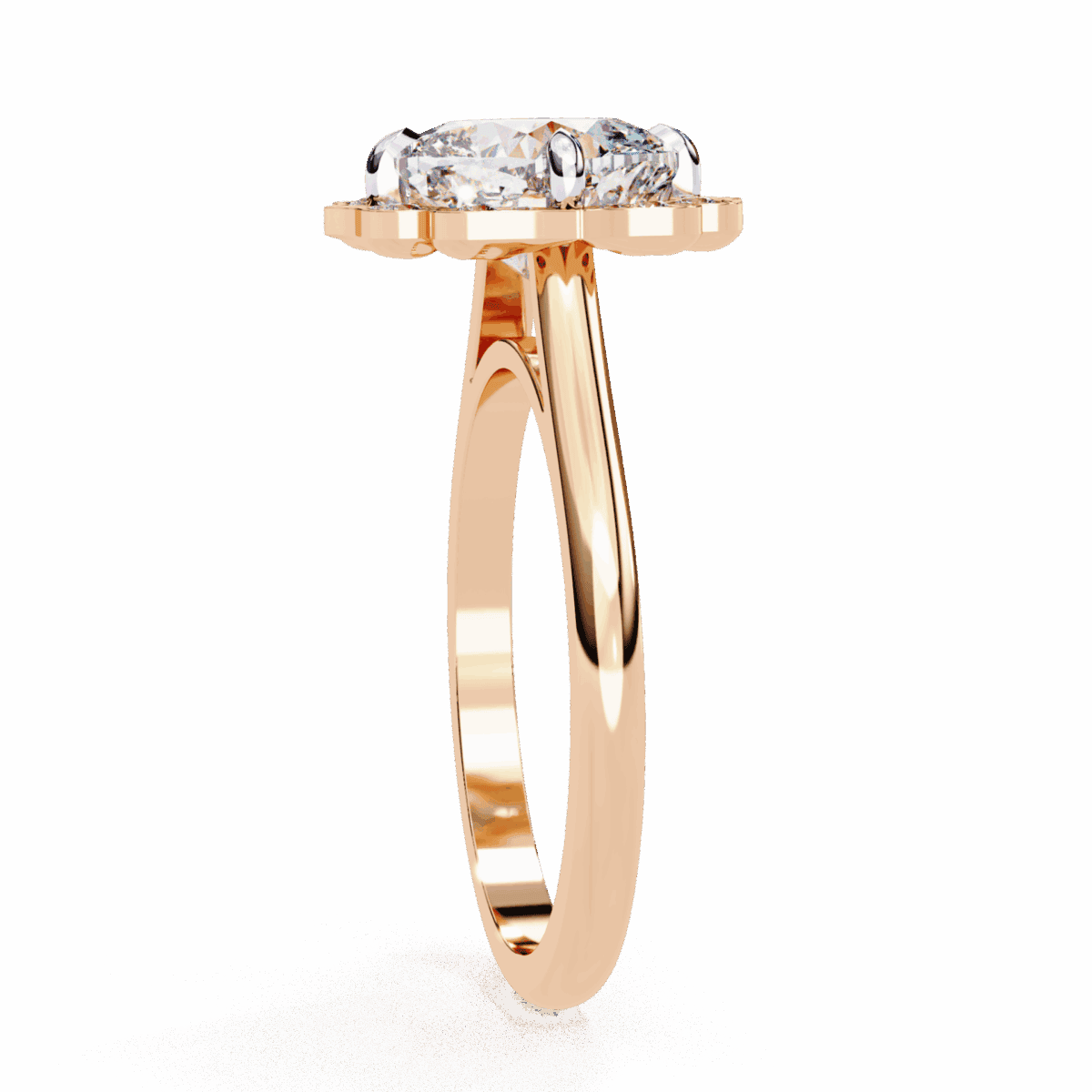 3.5 Carat Cushion Cut Classic Solitaire Band  Image 10