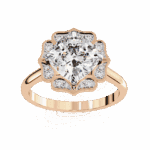 3.5 Carat Cushion Cut Classic Solitaire Band - Image 12